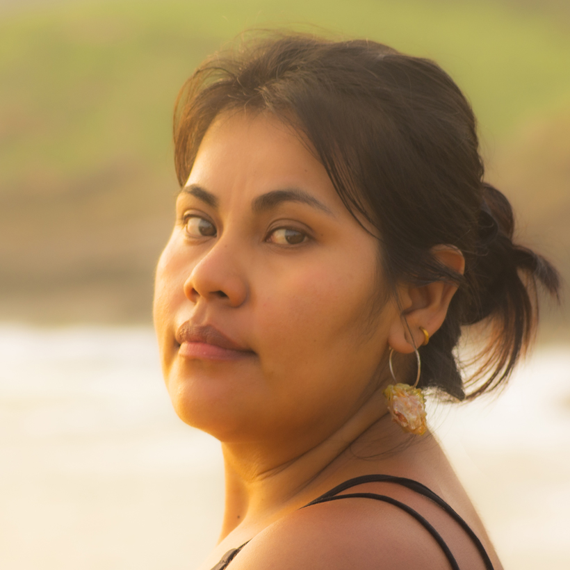 Aretes Caracolas Púrpura - Imagen 4