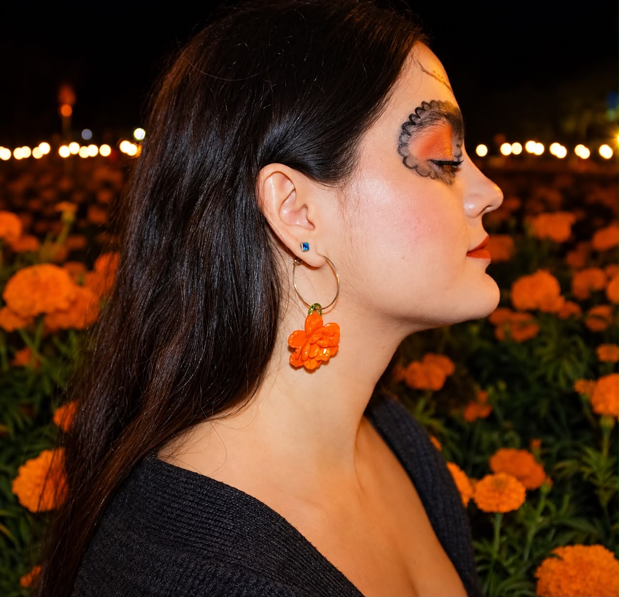 Aretes Cempasúchil - Imagen 3